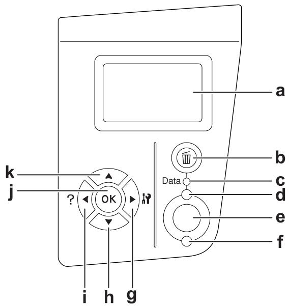 EPSON ACULASER M4000DN - Panneau de contrôle - 1