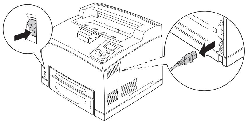 EPSON ACULASER M4000DN - Installation de l'empileur - 1