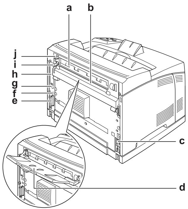 EPSON ACULASER M4000DN - Vue arrière - 1