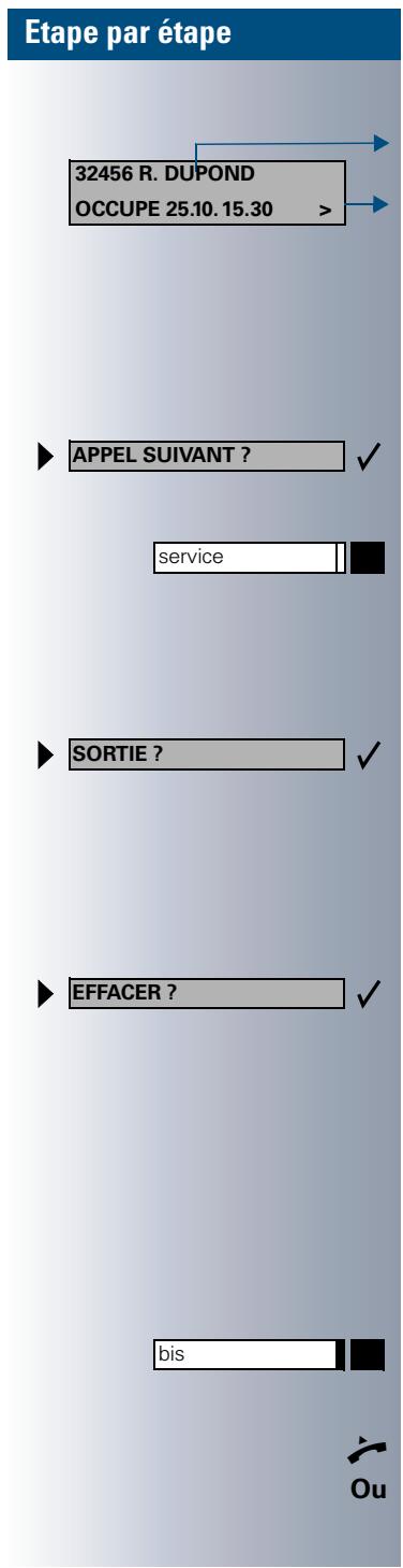 SIEMENS OPTISET E ADVANCE - Consulter la liste d'appels - 4