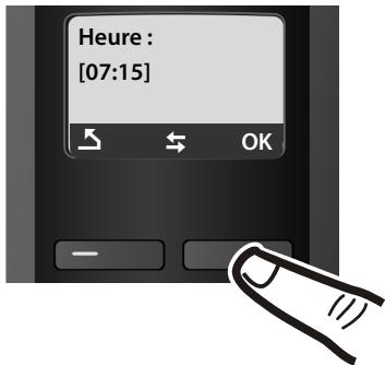 SIEMENS A585 - Réglage de la date et de l'heure - 9