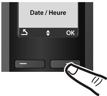 SIEMENS A585 - Réglage de la date et de l'heure - 4
