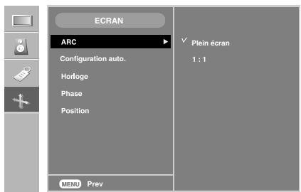 LG M4210N-B21 - Réglage de l'horloge, de la phase et de la position de l'écran - 2