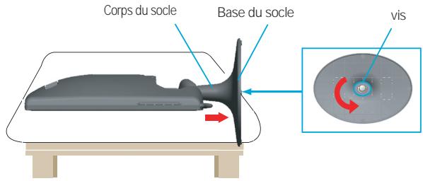 LG W2261VP-PF - Démontez le socle - 1