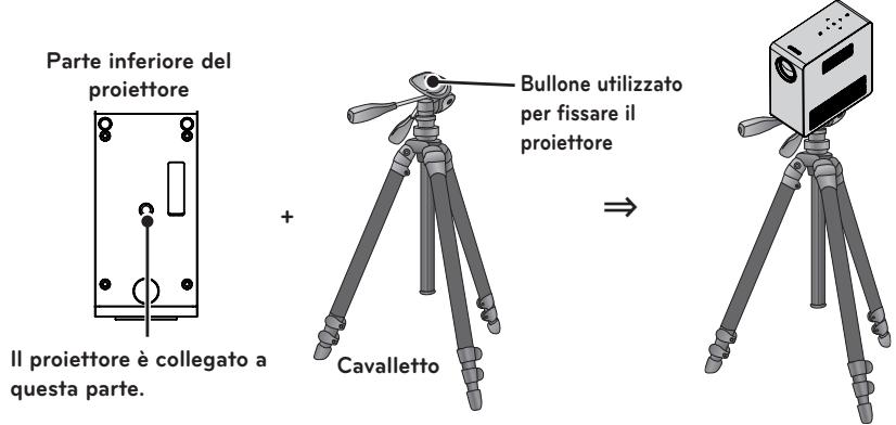 LG PG60G - Installazione del proietto su un cavalletto - 1