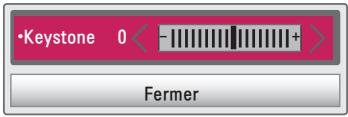 LG PG60G - Utilisation de la fonction Keystone - 1