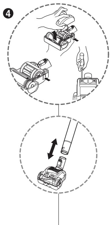 LG VC9060CL,  VC9067NT,  VC9068R KOMPRESSOR LITE PLUS,  VC9083EX - Brosse parquet (selon le modèle) - 3