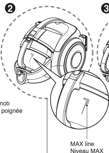LG VC9060CL,  VC9067NT,  VC9068R KOMPRESSOR LITE PLUS,  VC9083EX - Relier le flexible à l'aspirateur - 1