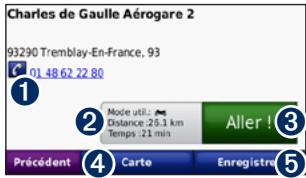 BMW NAVIGATOR IV - Options de la page Aller! - 1