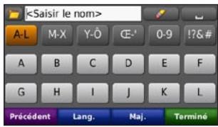 BMW NAVIGATOR IV - Utilisation du clavier virtuel - 1