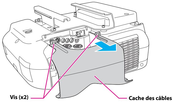 EPSON EB-1400WI - Fixer le projecteur à la plaque d'installation - 1
