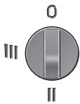BOSCH PFZ 600 E - Orbital action step I: - 1