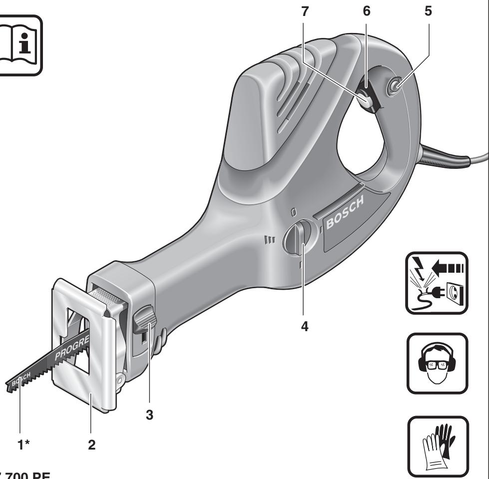 700 PE BOSCH PROGRE 1* 2 3 4 5 6 7