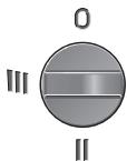 BOSCH PFZ 600 E - Λειτουργία χωρίς ταλάντωση (βαθμίδα 0): - 1
