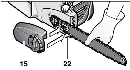 BOSCH AKE 35-19 S - Sadece tahrk elemani kalinligi (oluk genisligi) 1,1 mm olan testere zincirleri kullanilabilir. - 4