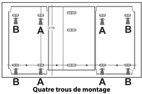 EPSON EB-1410WI - Installer la plaque murale sur le mur - 2