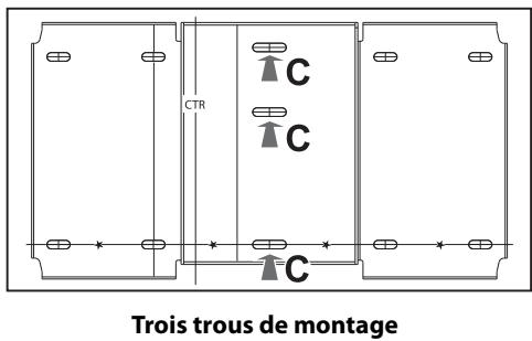 EPSON EB-1410WI - Installer la plaque murale sur le mur - 3