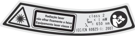 BOSCH PST 670 L - Indicações de segurança para aparelhos laser (PST 670 L/PST 700 PEL) - 1