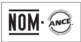 NOM PRODUCTO CERTIFICADO ANCE CERTIFIED PRODUCT™