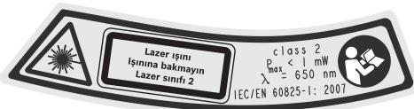BOSCH PST 670 L - Lazerli aletler için güvenlik talimatı (PST 670 L/PST 700 PEL) - 1