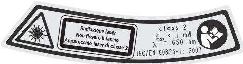 BOSCH PST 800 PEL - Indicazioni di sicurezza per apparecchi al laser (PST 800 PEL/PST 900 PEL) - 1