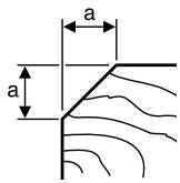 BOSCH PHO 20-82 - Chanfreinage des bords (voir figure H) - 1