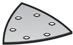 BOSCH PMF 10.8 LI - Valg af slibeblad - 2