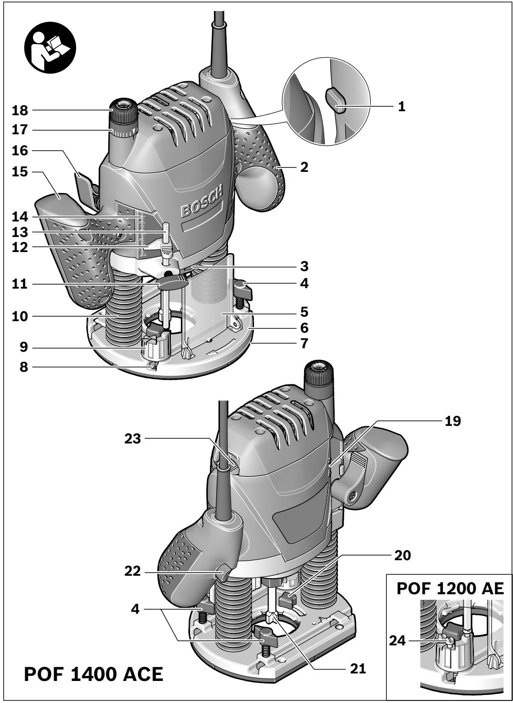 BOSCH POF 1200 AE - 2
