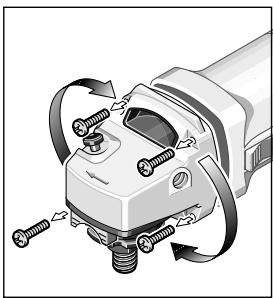 BOSCH PWS 13-125 CE - Girar aCESSA do aparelho - 1