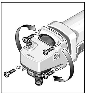 BOSCH PWS 13-125 CE - Rotation de la tête de l'appareil - 1