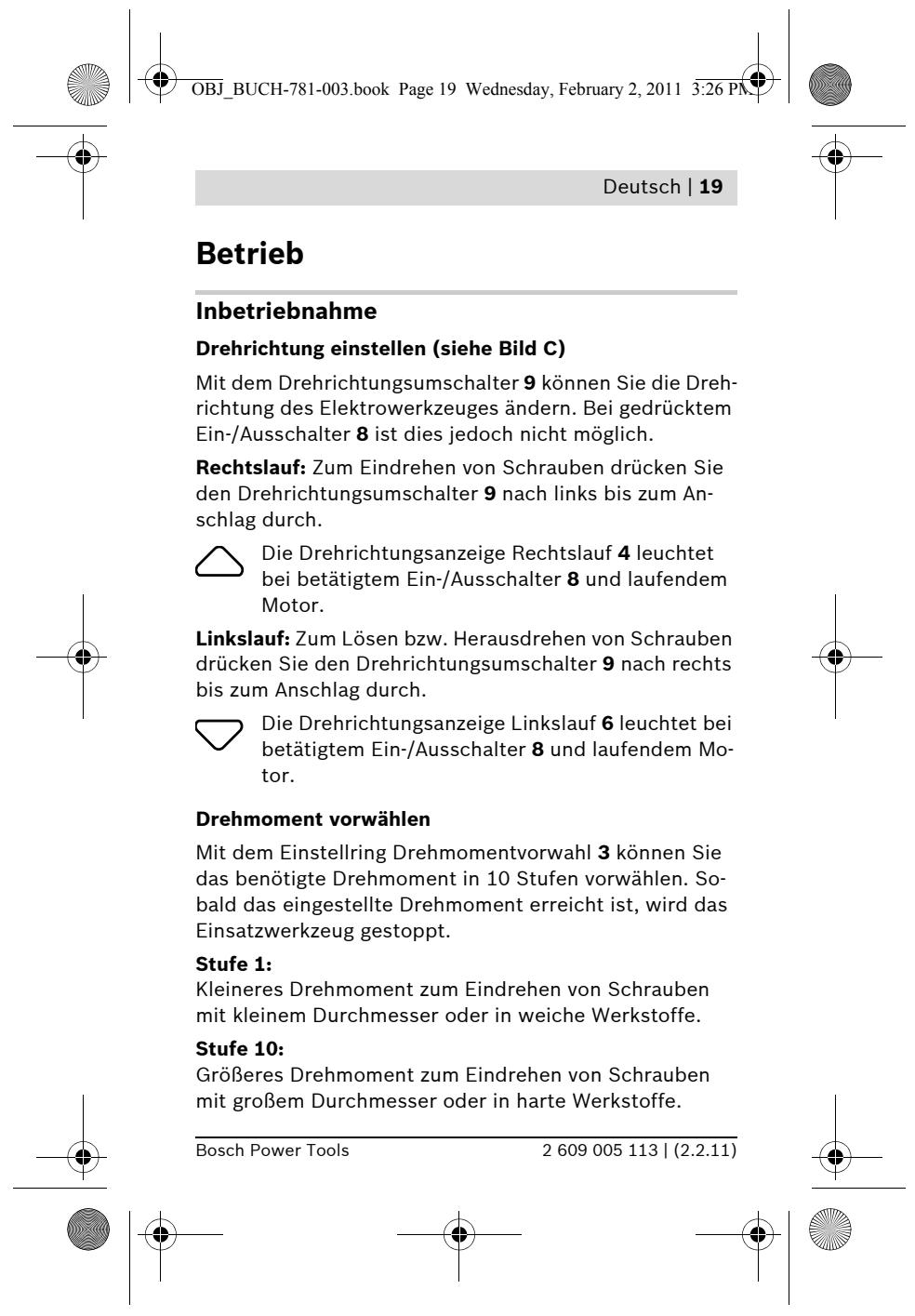 BOSCH PSR 7.2 LI - Akku laden (siehe Bild A) - 11