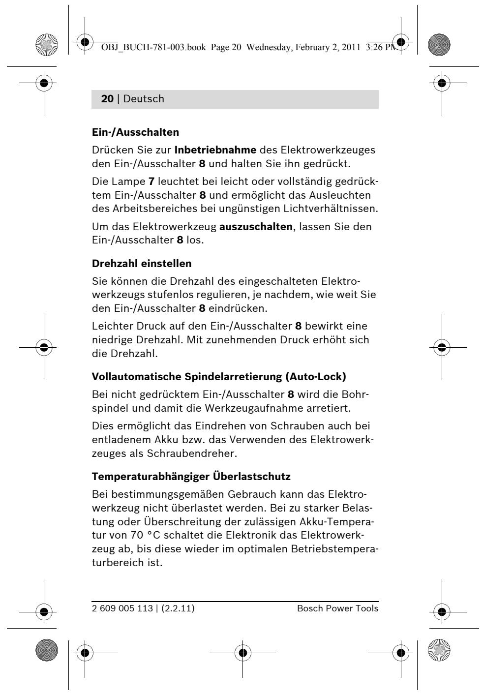 BOSCH PSR 7.2 LI - Akku laden (siehe Bild A) - 12