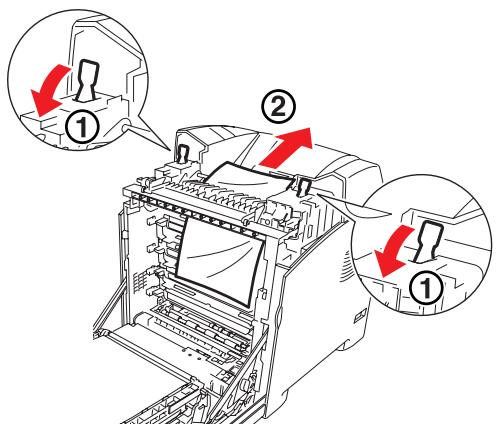 XEROX PHASER 6180 - Papierstaus and der Fixiereinheit - 2