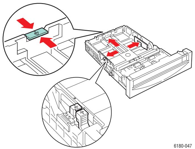 XEROX PHASER 6180 - Bedrucken von Aufklebern aus Fach 2 und 3 - 2