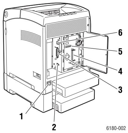 XEROX PHASER 6180 - Rückansicht - 1