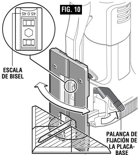 BOSCH 1590EVS - AJUSTE DEL ANGULO DE LA PLACA-BASE - 1