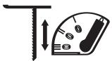 BOSCH 1590EVS - BLADE ORBIT SELECTOR LEVER - 1