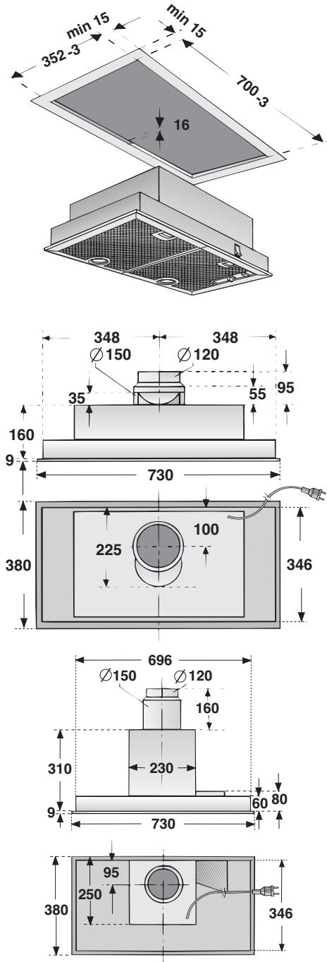 BOSCH DHL545S  - INSTALLATION INSTRUCTIONS - Per l'ottimale efficacia di aspirazione - 4