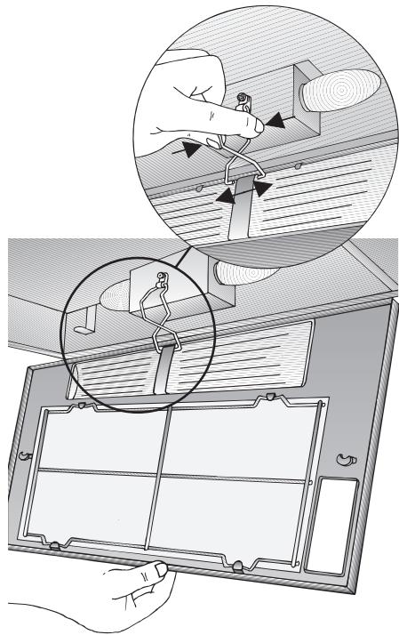 BOSCH DHL545S  - INSTALLATION INSTRUCTIONS - Per cappe aspiranti con una stuoia filtrante: - 2