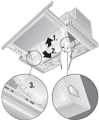 BOSCH DHU 632 UFF - Para retener los olores durante elfuncionamento de la campanaextractora con evacuacion del aire alinterior (recirculacion del aire): - 2