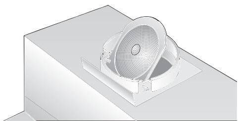 BOSCH DHU 632 UFF - Installing the one-way flap: - 2