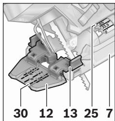 BOSCH PST 900 PEL 620W - Gönye açısının ayarlanması - 3
