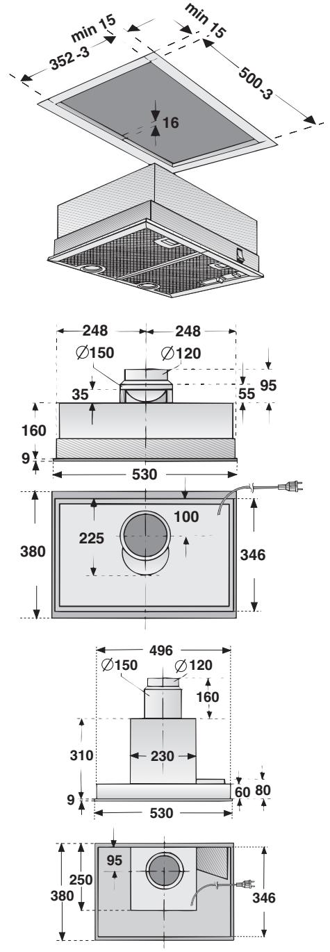 BOSCH DHL 555BCH/04 - INSTALLATION INSTRUCTIONS - Per l'ottimale efficacia di aspirazione - 3