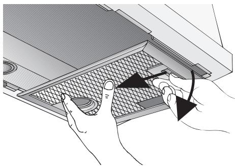 BOSCH DHL 555BCH/04 - INSTALLATION INSTRUCTIONS - Sur les hottes aspirantes comportant deux cassettes filtrantes: - 1