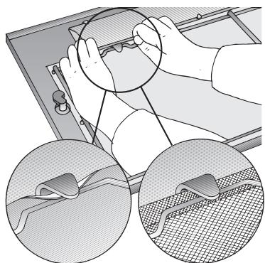 BOSCH DHL 555BCH/04 - INSTALLATION INSTRUCTIONS - Per cappe aspiranti con una stuoia filtrante: - 3