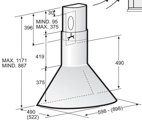 BOSCH DWA 061450/01  - INSTALLATION INSTRUCTIONS - Modalidad aire reciclado - 2