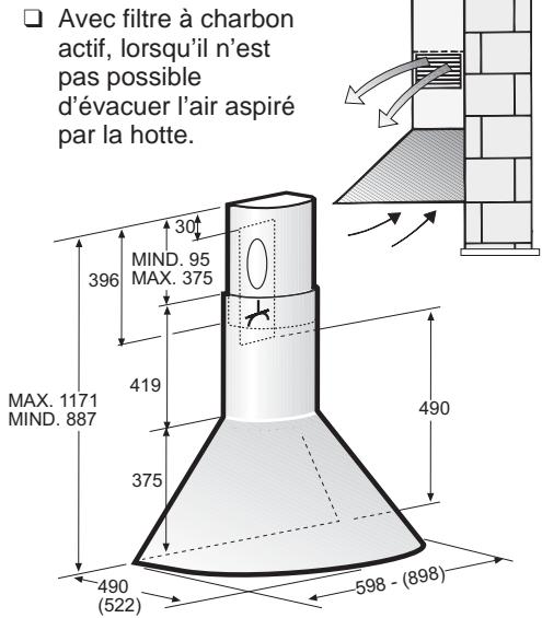 BOSCH DWA 091450/01  - INSTALLATION INSTRUCTIONS - Mode air recyclé - 1