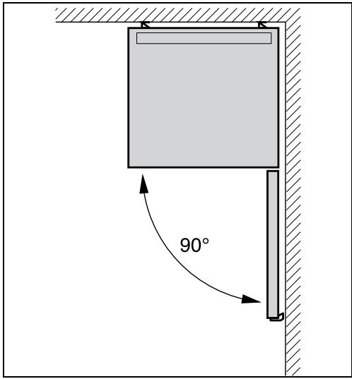 BOSCH KSV 36VL40/01  - INSTALLATION INSTRUCTIONS - Écart mural - 1