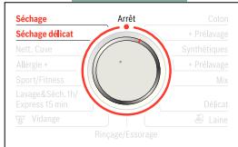 BOSCH WVH28560FF - Réglage et adaptation du programme - 7