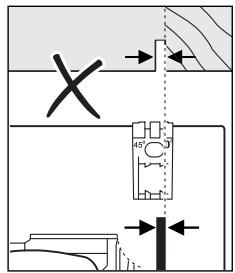 BOSCH PKS1600 - Marquages de la ligne de coupe (PKS 55) - 1